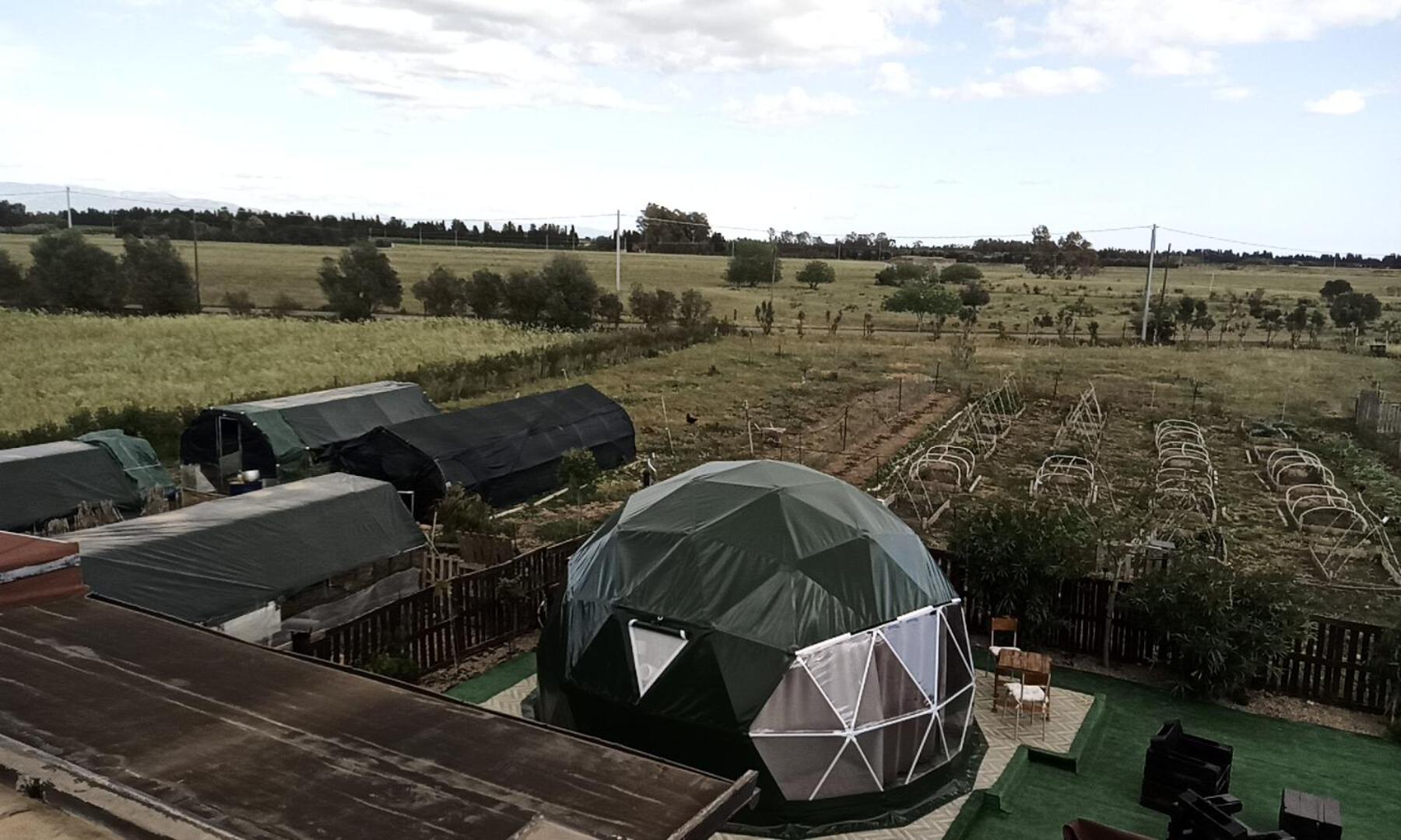 Podere Kiri Dome Experience Decimomannu Exterior foto